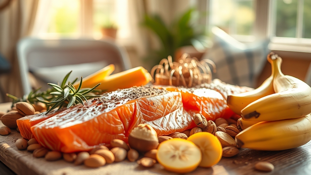 계절성 우울증 자가진단 & 극복법: 음식과 생활습관 A to Z 4 계절성 우울증에 좋은 음식: 식단의 중요성 (realistic 스타일)