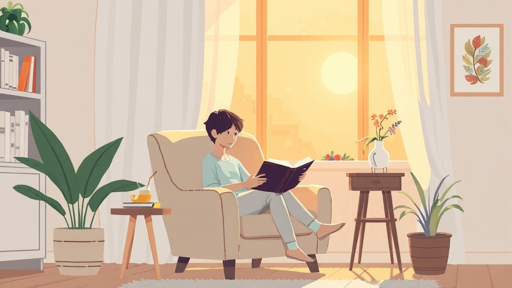 계절성 우울증 자가진단 & 극복법: 음식과 생활습관 A to Z 7 계절성 우울증 극복을 위한 추가 방법 (illustration 스타일)