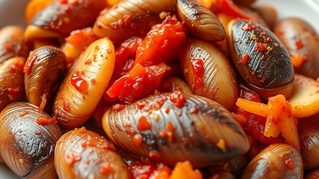 꼬막 A to Z: 제철, 효능, 삶는 법, 해감 & 섭취 주의사항 완벽 가이드 8 꼬막 활용법, 무궁무진! (realistic 스타일)