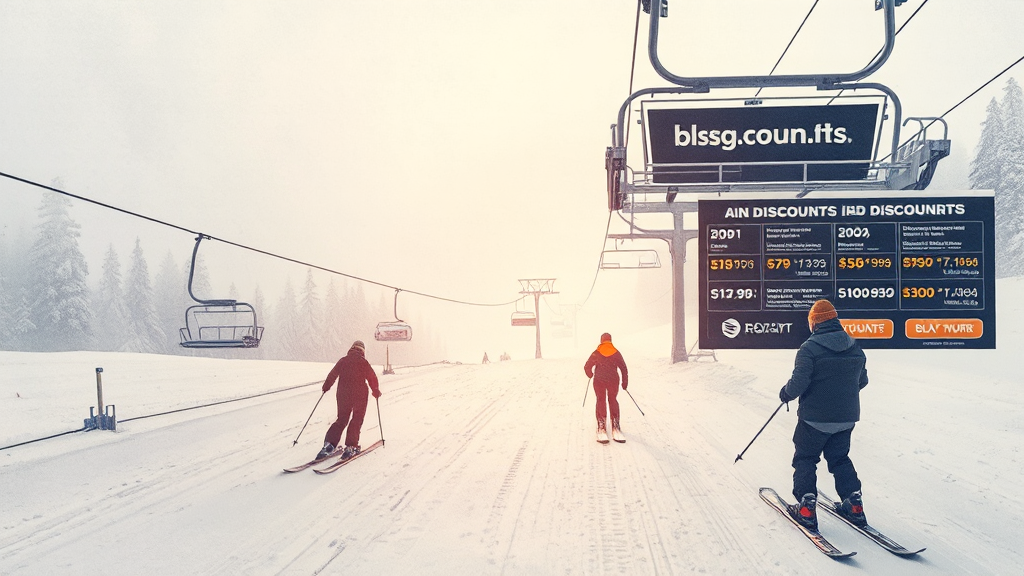무주 스키장 완전정복: 리프트권 할인부터 렌탈, 숙박, 경비까지! 3 리프트권 가격 및 구매 전략 (watercolor 스타일)