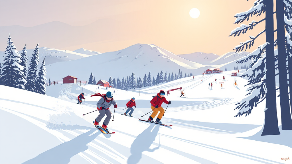 무주 스키장 완전정복: 리프트권 할인부터 렌탈, 숙박, 경비까지! 8 무주 스키장 경비 예산 가이드 (illustration 스타일)