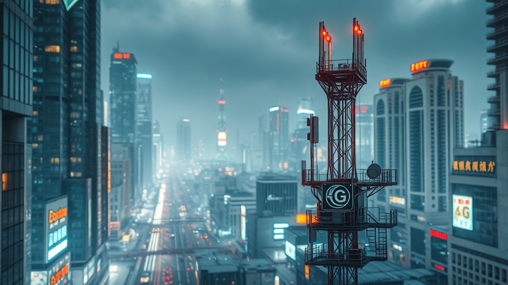 RF 통신 주파수 선택 A to Z: 대역별 특징, 간섭 회피, 5G/6G 동향 6 5G/6G 통신 주파수 동향 (realistic 스타일)