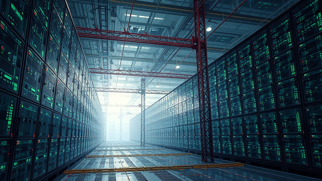 AI 시대, 폭증하는 전력 수요! 데이터센터부터 전력망 투자 전략까지 5 AI 전력 수요 증가 배경 분석 (realistic 스타일)