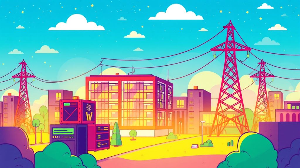 AI 시대, 폭증하는 전력 수요! 데이터센터부터 전력망 투자 전략까지 8 미래 전력 수요 예측 및 대응 방안 (cartoon 스타일)