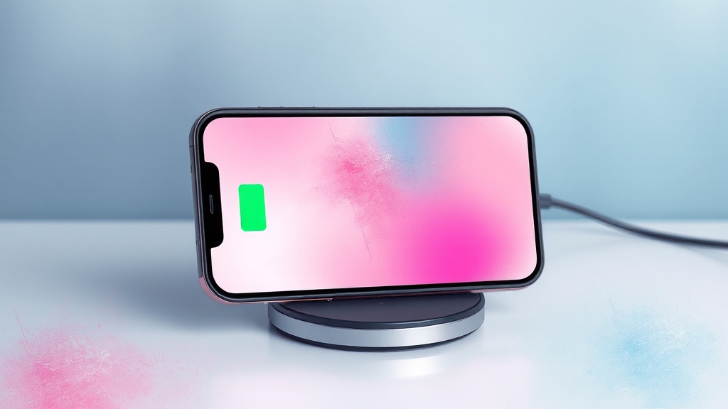 벨킨 Qi2 25W 충전기: 아이폰 고속 무선 충전 솔루션 완벽 분석 3 Qi2 기술, 무엇이 다를까? (watercolor 스타일)