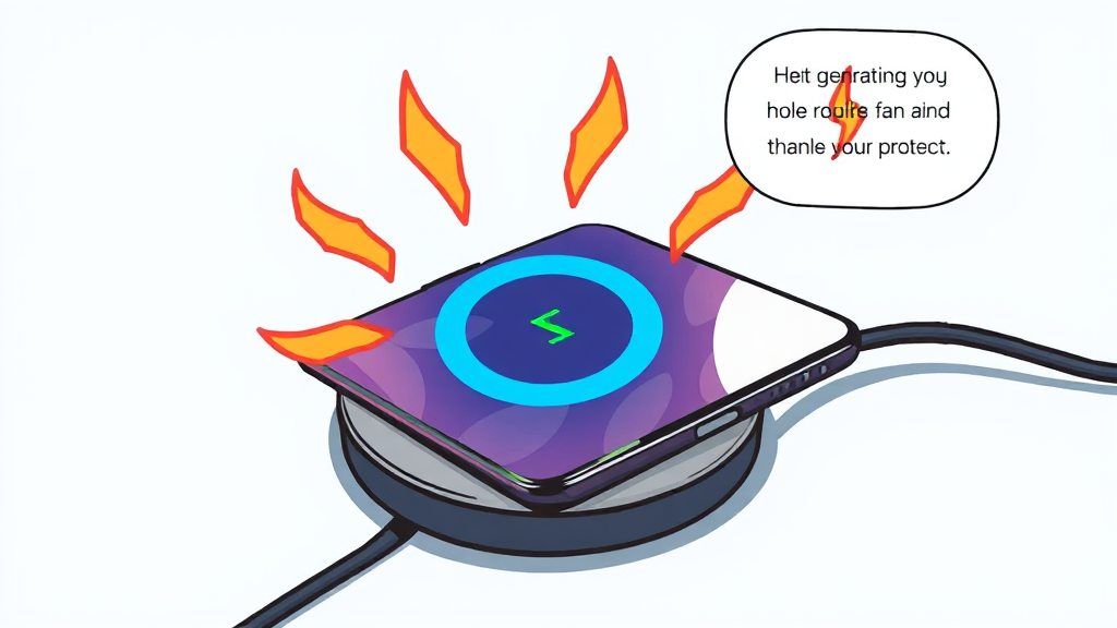 벨킨 Qi2 25W 충전기: 아이폰 고속 무선 충전 솔루션 완벽 분석 6 발열 관리, ChillBoost 기술 주목 (cartoon 스타일)