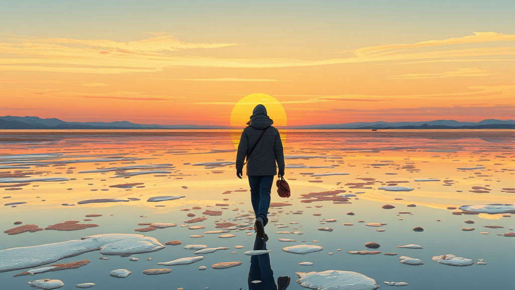 겨울 서해 바다 여행 완벽 가이드: 해수욕장, 섬, 맛집, 안전 정보 총정리 2 겨울 서해 여행, 완벽 가이드 (illustration 스타일)