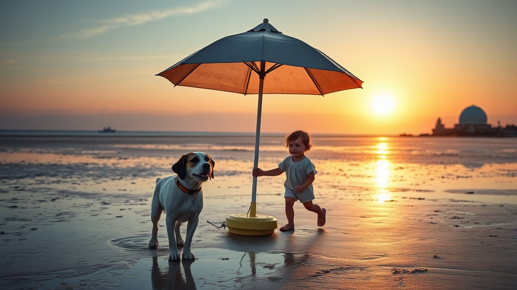 겨울 서해 바다 여행 완벽 가이드: 해수욕장, 섬, 맛집, 안전 정보 총정리 3 서해 주요 해수욕장 소개 (realistic 스타일)