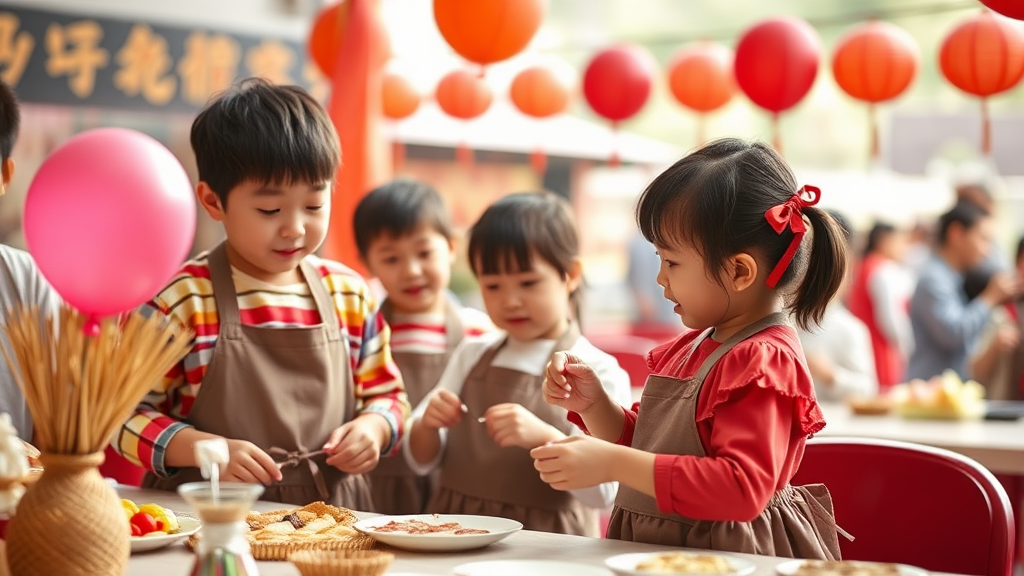 2025 익산 함라 떡볶이 축제 완전 정복! 맛집, 행사, 후기 총정리 5 체험존 및 부대시설 (realistic 스타일)