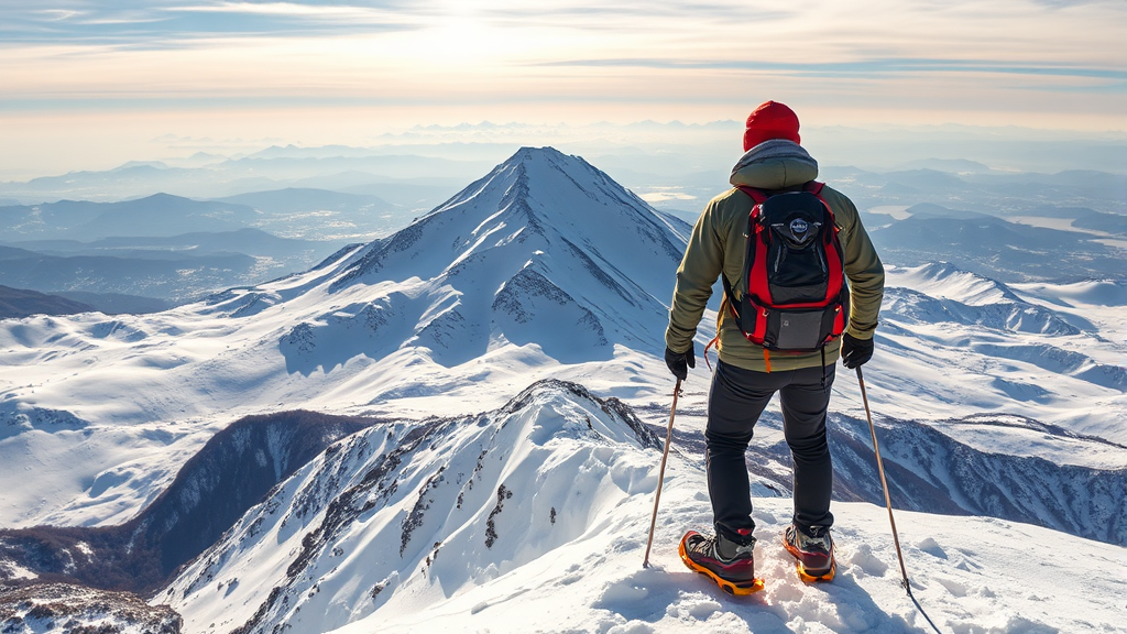 겨울 설악산 대청봉 완벽 가이드: 등반 코스, 준비물, 날씨, 절경 A to Z 2 설악산 겨울 등반의 매력 (realistic 스타일)