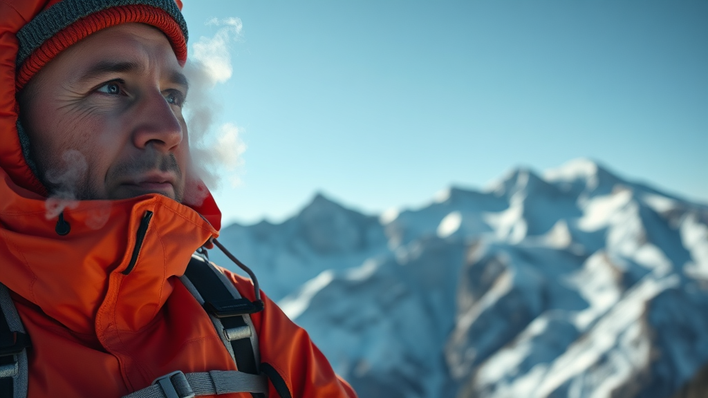 보온 의류 레이어링 (realistic 스타일)