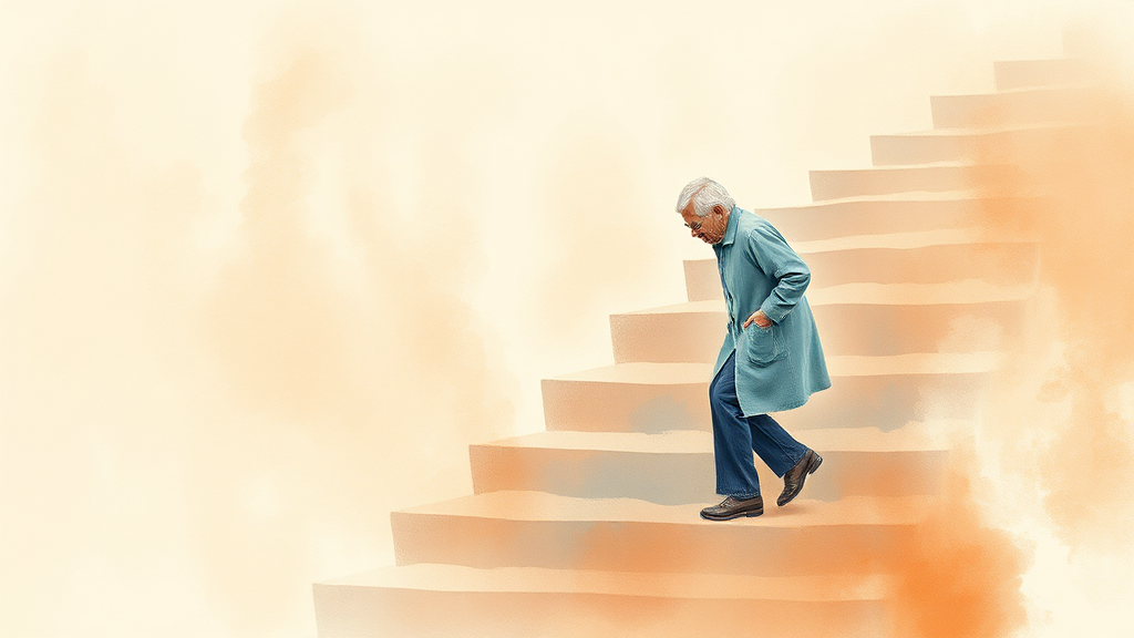 빙판길, 왜 위험할까요? (watercolor 스타일)