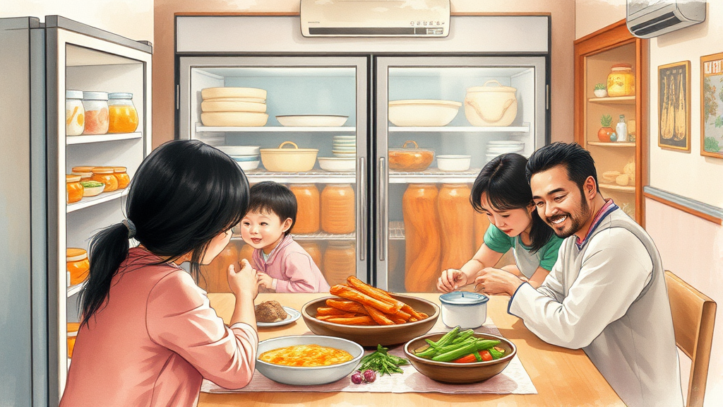 김장 문화, 어떻게 변했을까? (watercolor 스타일)