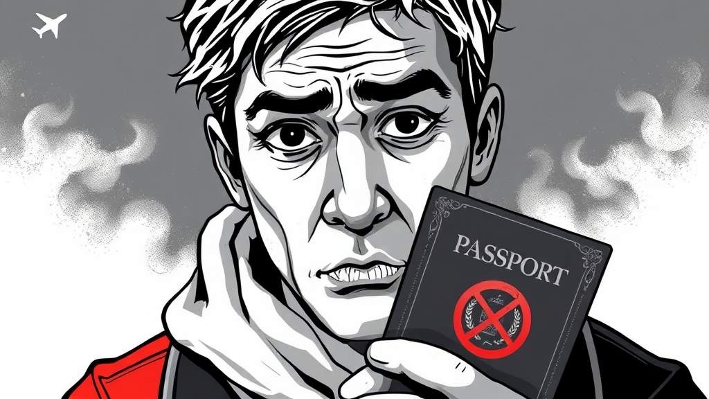 이민 정지 대상 및 범위 (illustration 스타일)