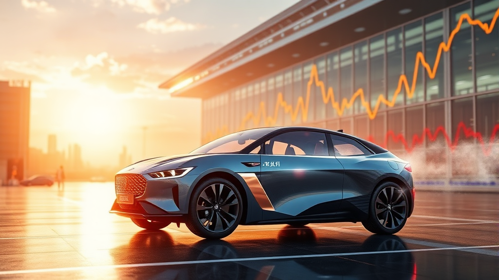 주가 급등, 왜? (realistic 스타일)