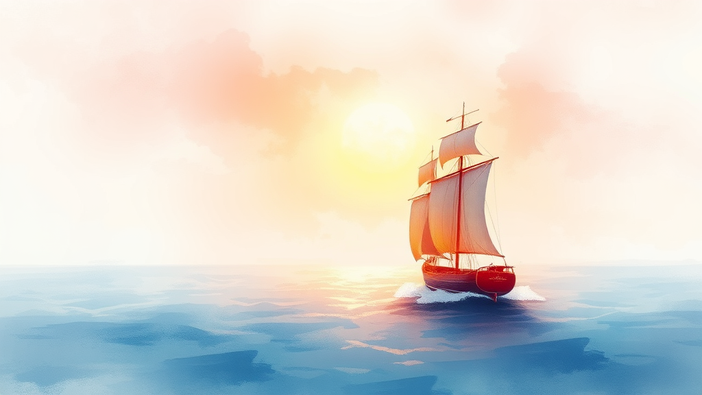 재무 구조, 괜찮을까? (watercolor 스타일)