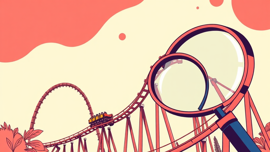 투자 리스크, 꼼꼼하게 확인하세요! (illustration 스타일)