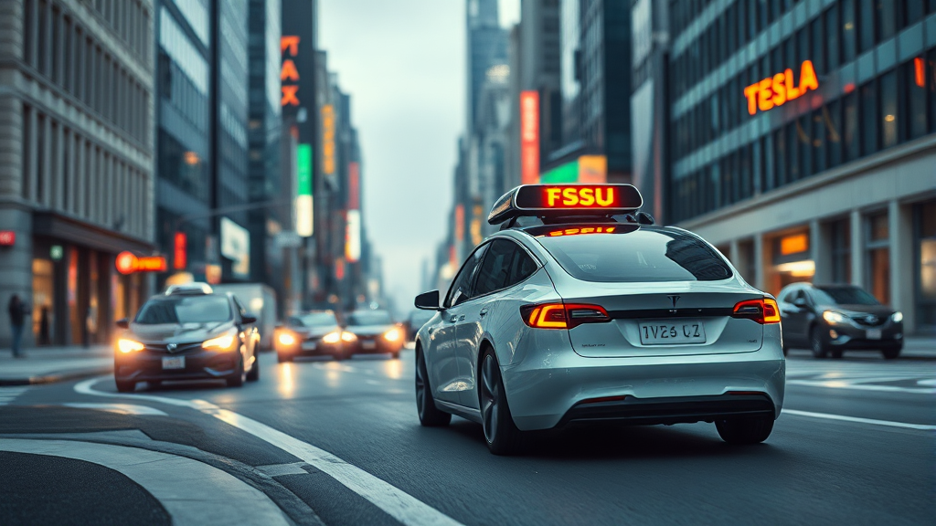 테슬라 FSD 기술, 어디까지 왔나? (realistic 스타일)