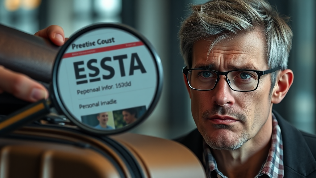 ESTA 심사 강화 완벽 분석: 거절 사유, 대응 전략, 비자 차이 A to Z 4 ESTA, 추가 정보 요구에 대처하는 법 (realistic 스타일)