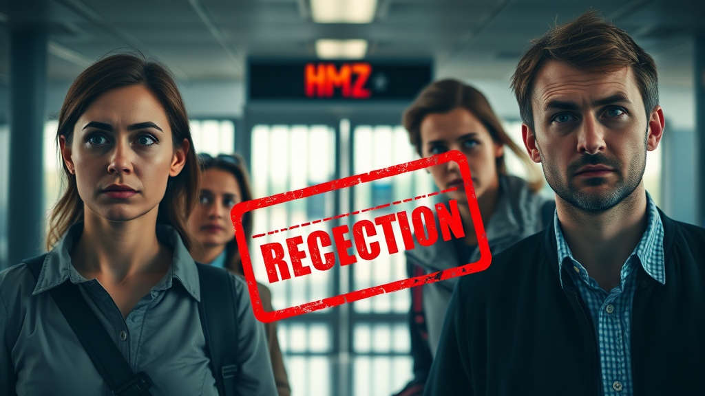 ESTA 심사 강화 완벽 분석: 거절 사유, 대응 전략, 비자 차이 A to Z 5 ESTA 거절, 왜? 입국 거부 사례 (realistic 스타일)