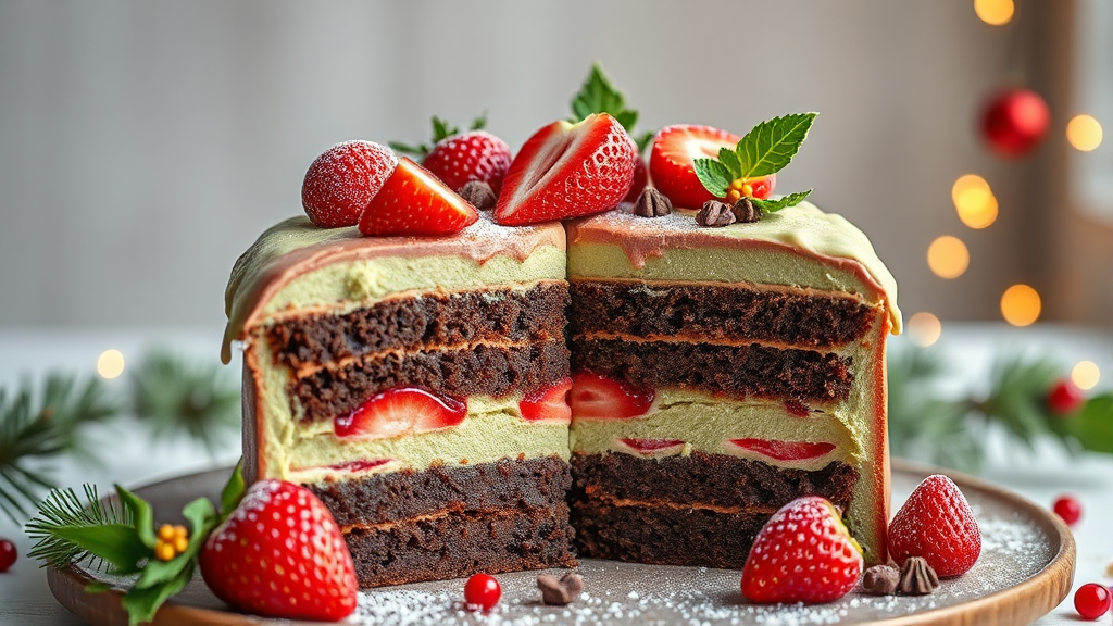 딸기 말차시루, 왜 2025년에? (realistic 스타일)