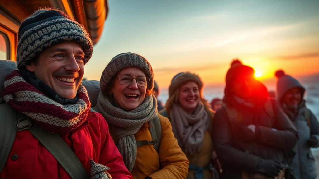 해돋이 여행 준비물 & 꿀팁 (realistic 스타일)