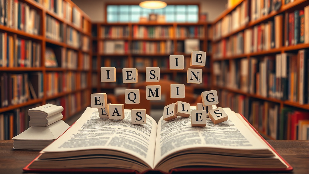 낱말퍼즐, 어떤 책이 좋을까요? (realistic 스타일)