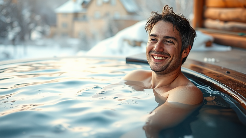 겨울 노상 온천 A to Z: 국내외 명소 추천, 준비물 & 효능 완벽 가이드 7 온천수의 효능 및 효과 (realistic 스타일)