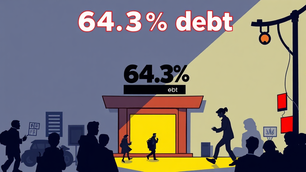 나라 빚 증가 속도: IMF 경고 의미는? (cartoon 스타일)