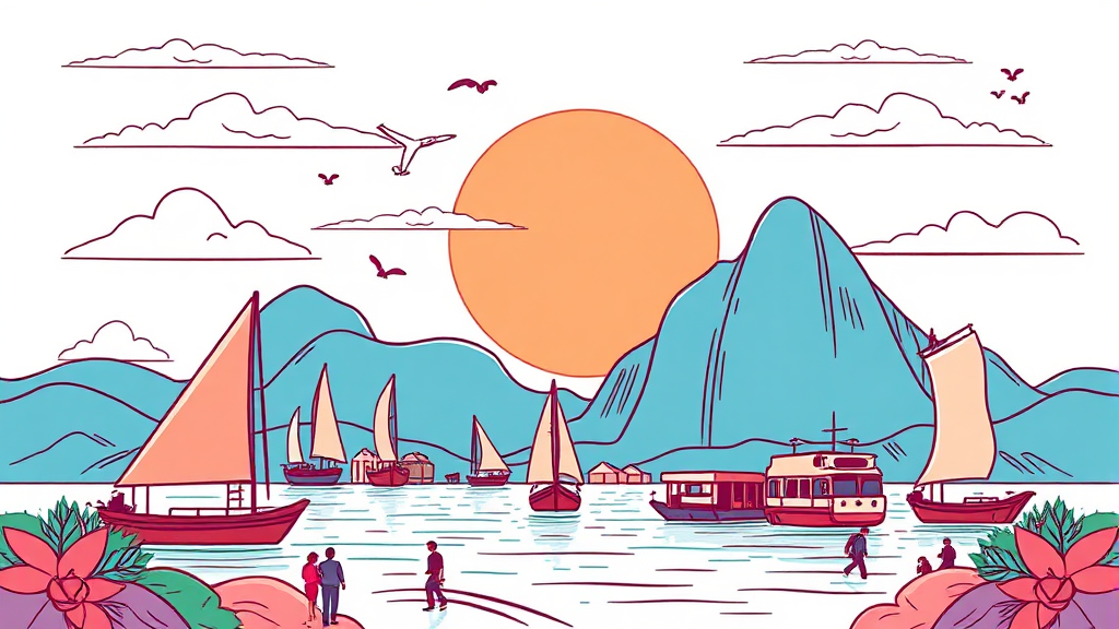 최저가 항공권 검색 꿀팁 (illustration 스타일)