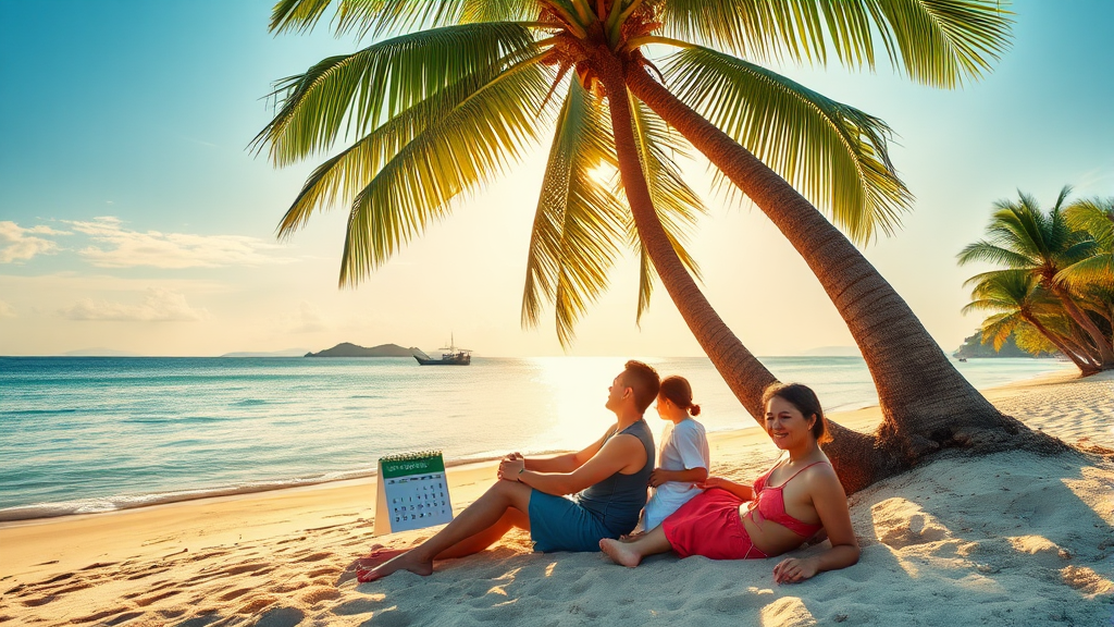 항공권 예약 시기 및 팁 (realistic 스타일)