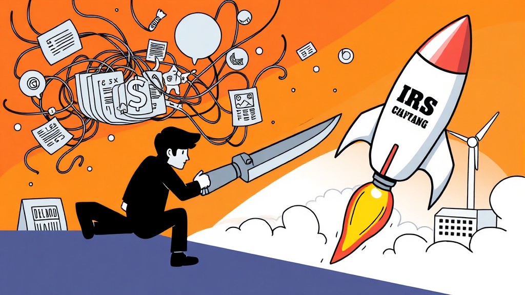 세무조사 배경 및 이유 (cartoon 스타일)