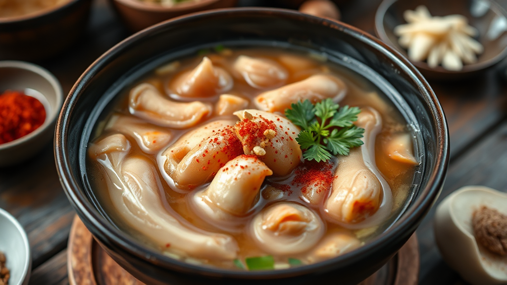 삼각지 평양집: 깊고 진한 내장곰탕 맛집! 위치, 메뉴, 솔직 후기 & 꿀팁 5 내장곰탕, 그 특별함 (realistic 스타일)