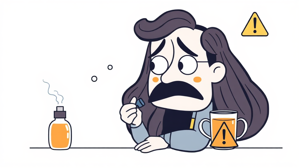 부작용은 없을까요? 주의사항 꼼꼼히 확인! (illustration 스타일)