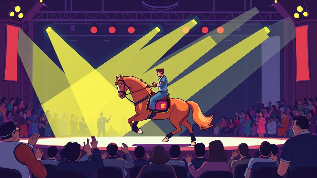 미스트롯3 결승전, 감동의 무대 (cartoon 스타일)