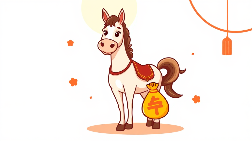 2026년 운세, 현명하게 활용하기 (cartoon 스타일)