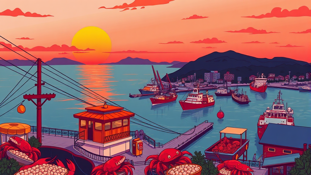 탄도항 주변, 놓칠 수 없는 관광 코스 (cartoon 스타일)