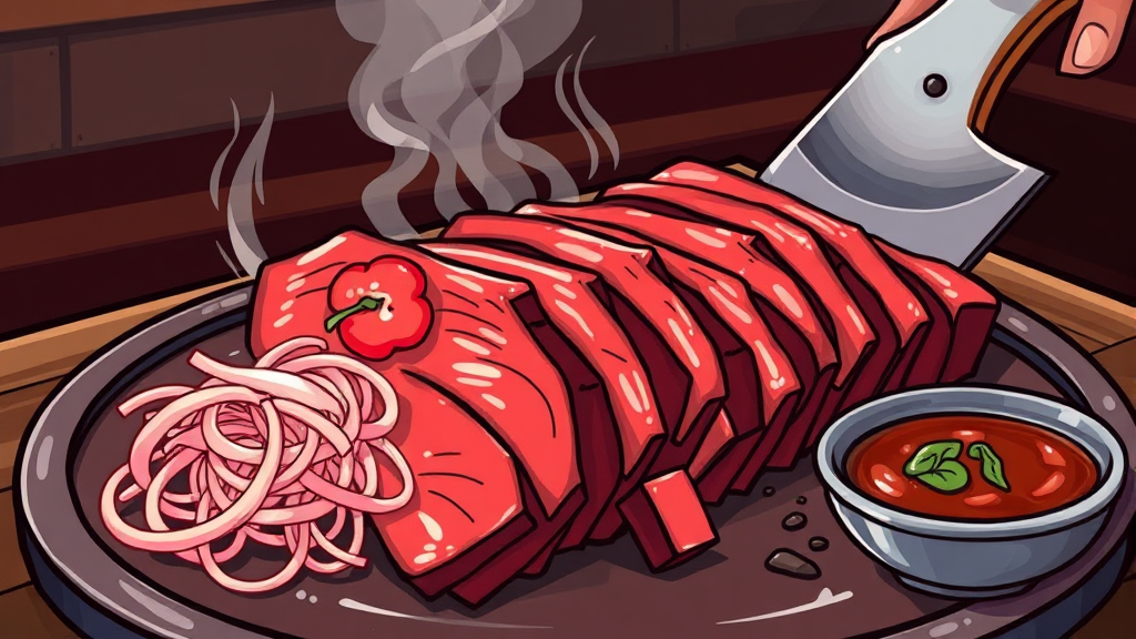 임성근 셰프의 박포갈비 레시피 (cartoon 스타일)