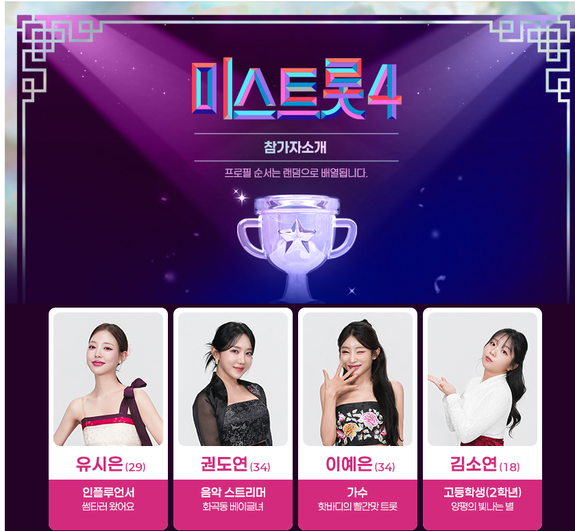 미스트롯4 대국민 응원 투표 참가가