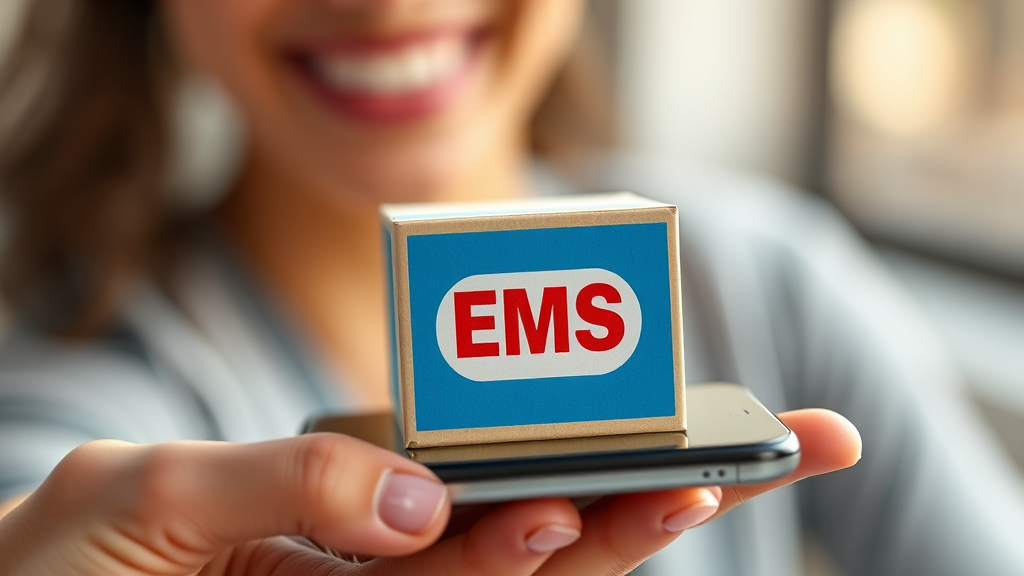 EMS 배송 조회, 어렵지 않아요! (realistic 스타일)