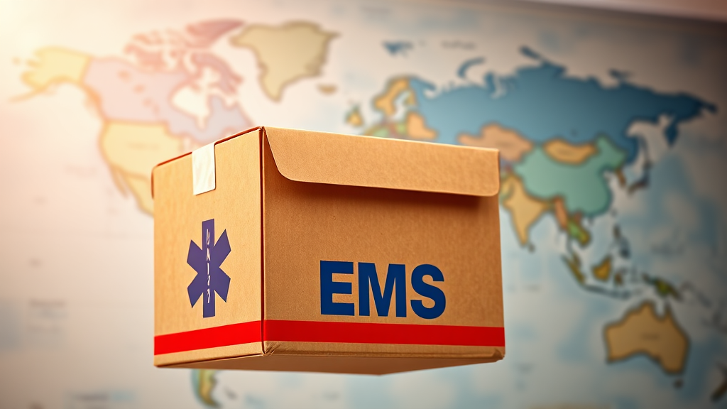 EMS 요금 및 배송 기간, 얼마나 나올까? (realistic 스타일)