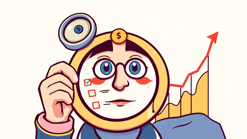 성공적인 투자를 위한 체크리스트 (cartoon 스타일)