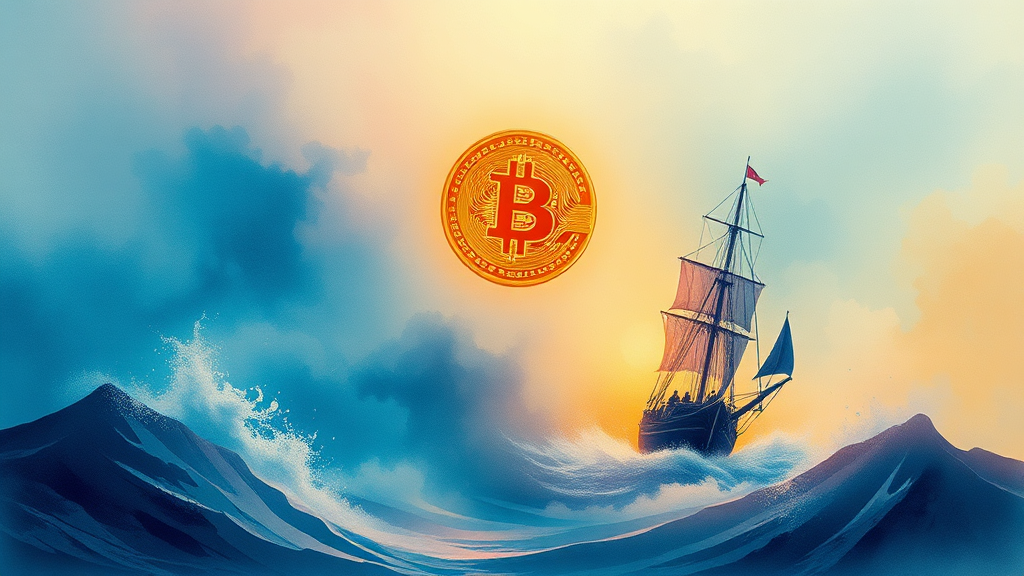 변화하는 시장 상황에 따른 전략 (watercolor 스타일)