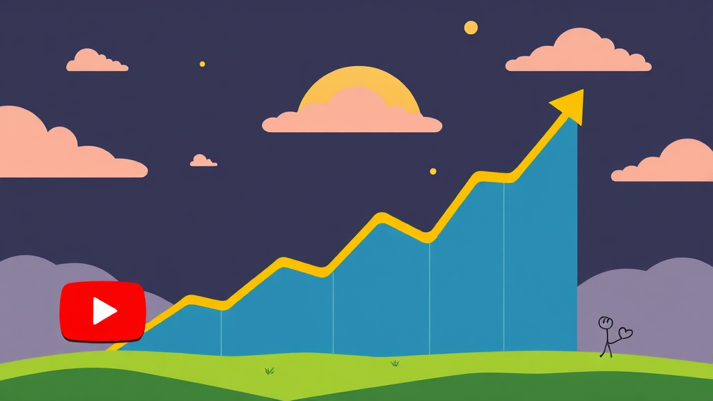 숏츠 수익 미래 전망 (cartoon 스타일)