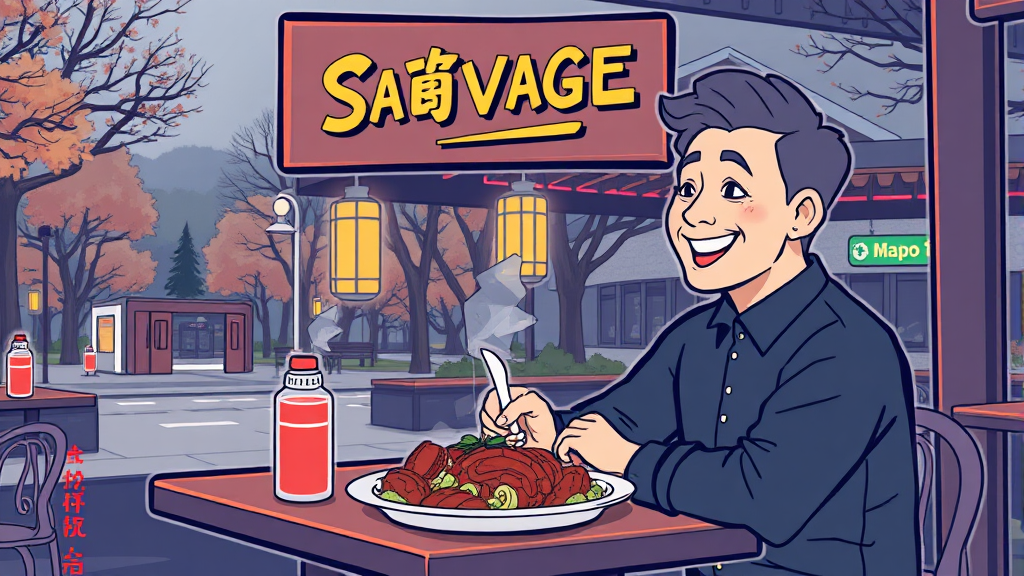 소바쥬 위치 및 영업시간 (illustration 스타일)