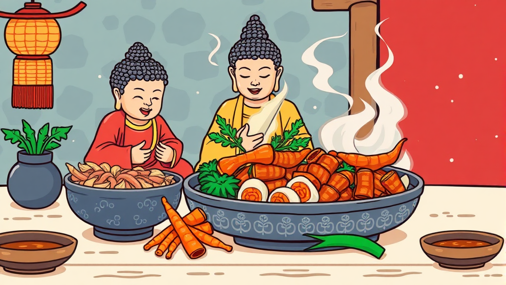 후덕죽 셰프 집중 탐구: 흑백요리사2 비하인드 스토리 & 레시피 5 후덕죽 셰프 주요 요리 (cartoon 스타일)