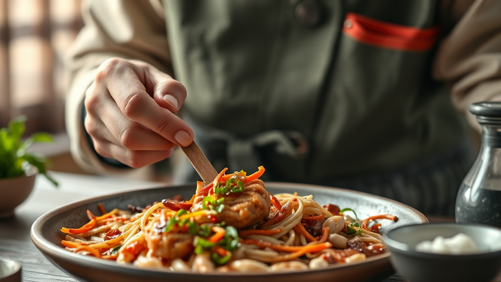 후덕죽 셰프의 요리 철학과 장인 정신 (realistic 스타일)