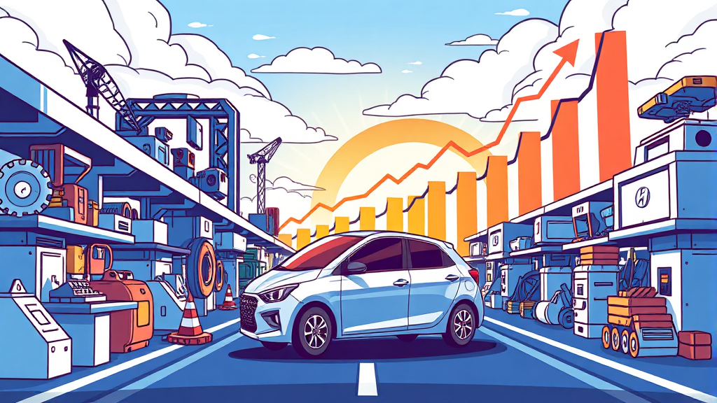 현대위아 투자 전략 및 핵심 지표 (cartoon 스타일)