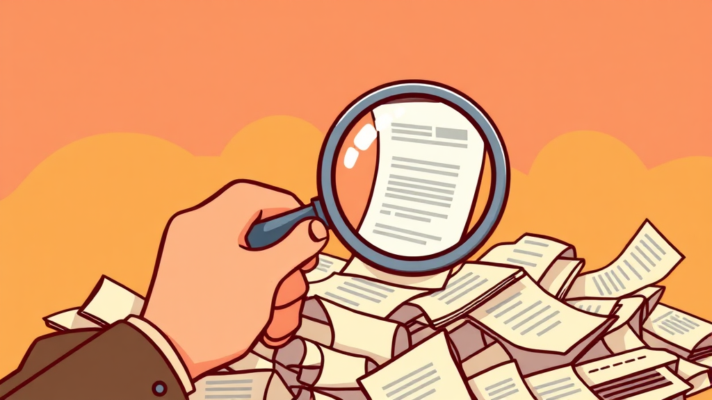 필수 제출 서류 (cartoon 스타일)