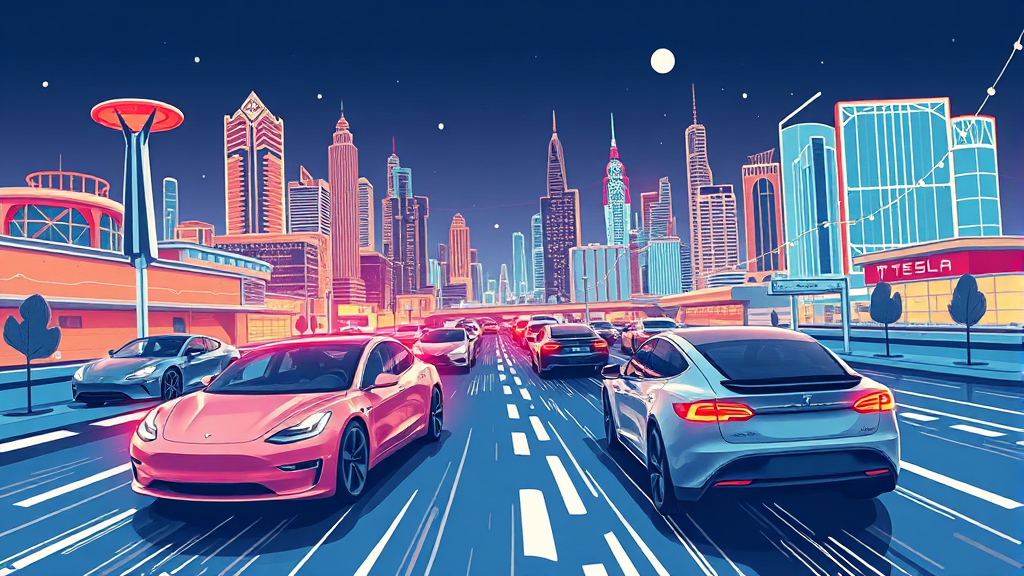 국내 전기차 시장 영향 (illustration 스타일)